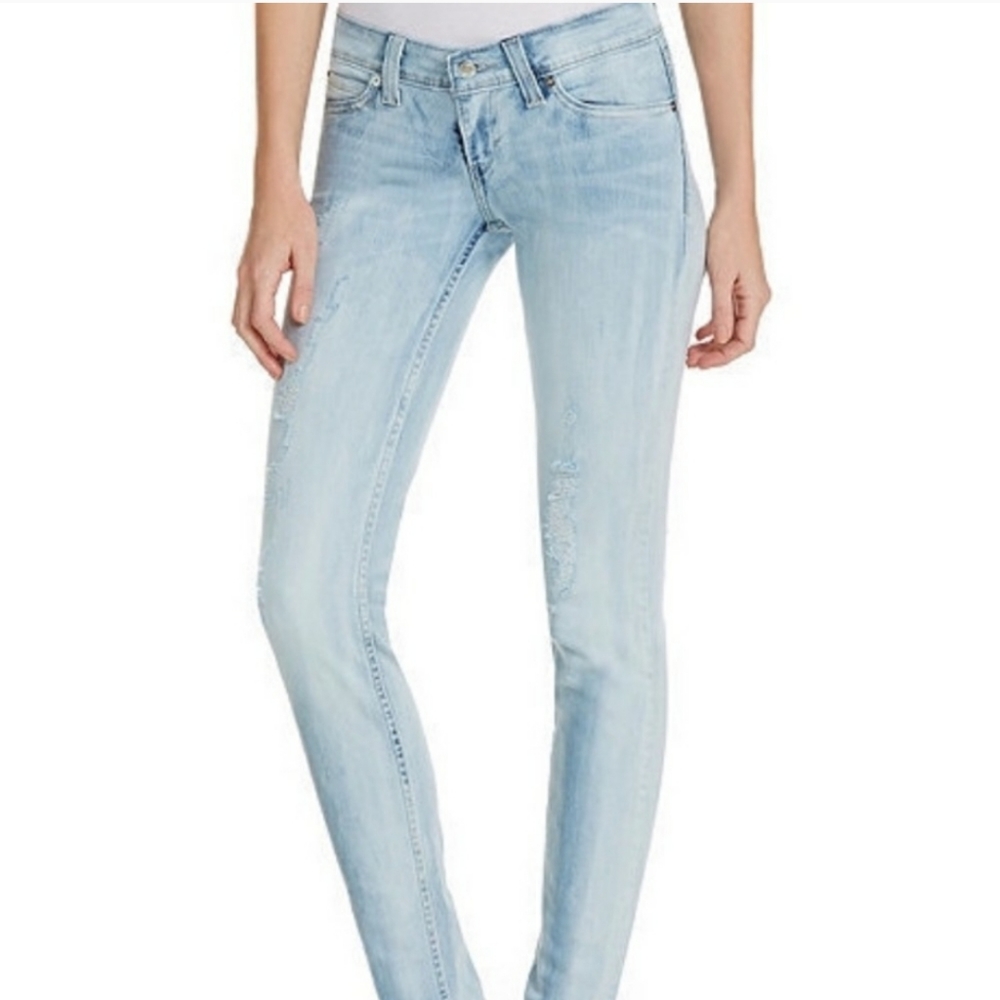 Levi's Demi Curve Distressed Skinny Jeans